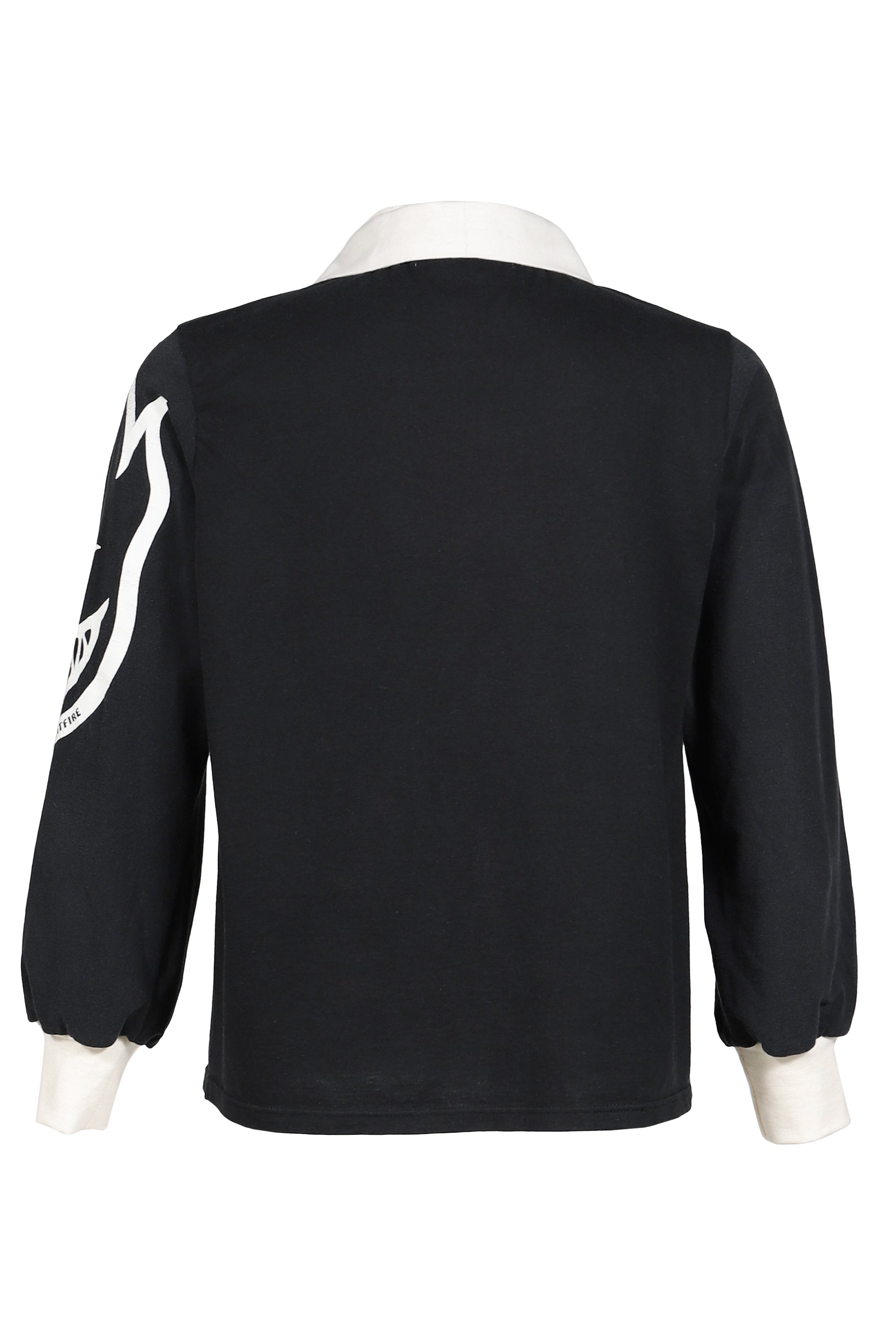 RUGBY TEE (UPCYCLED VINTAGE TEE) / BLK