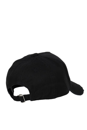 BASEBALL CAP WOVEN / BLK