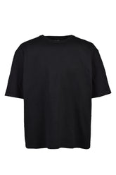 CRACKED CROSS LOGO T-SHIRT / BLK