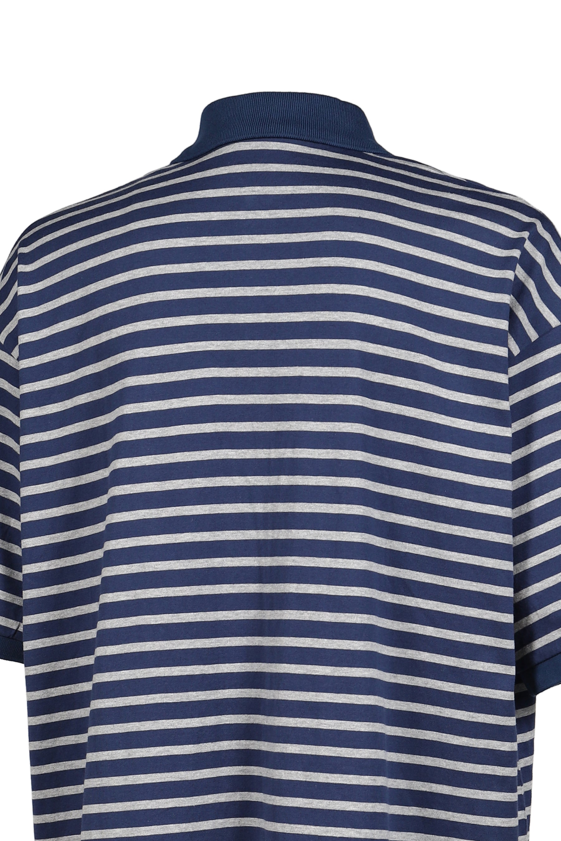 H/W BEATNIK BORDER OPEN POLO SHIRT / NVY