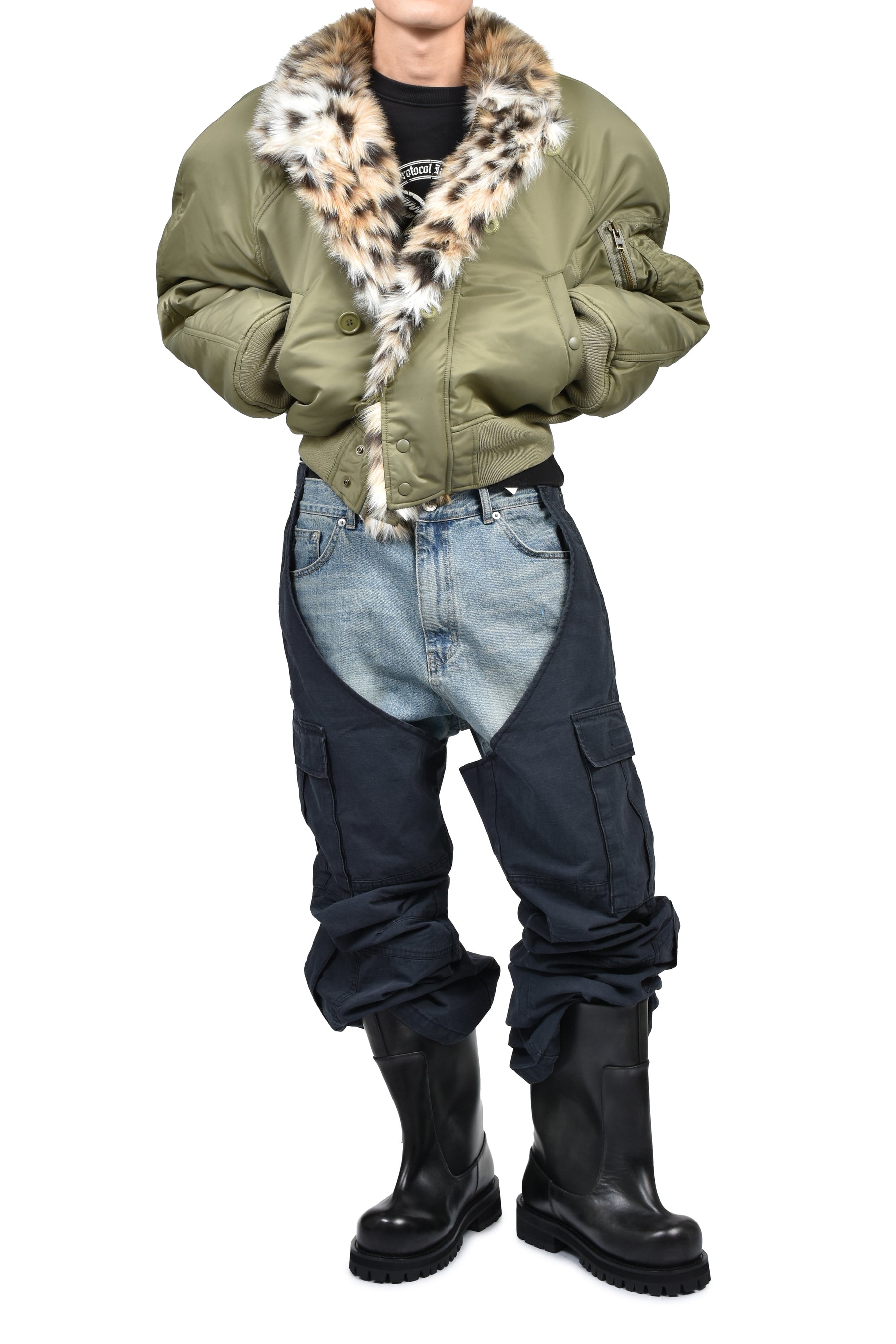 EXAGGERATED SHOULDER FUR N2B / KHA