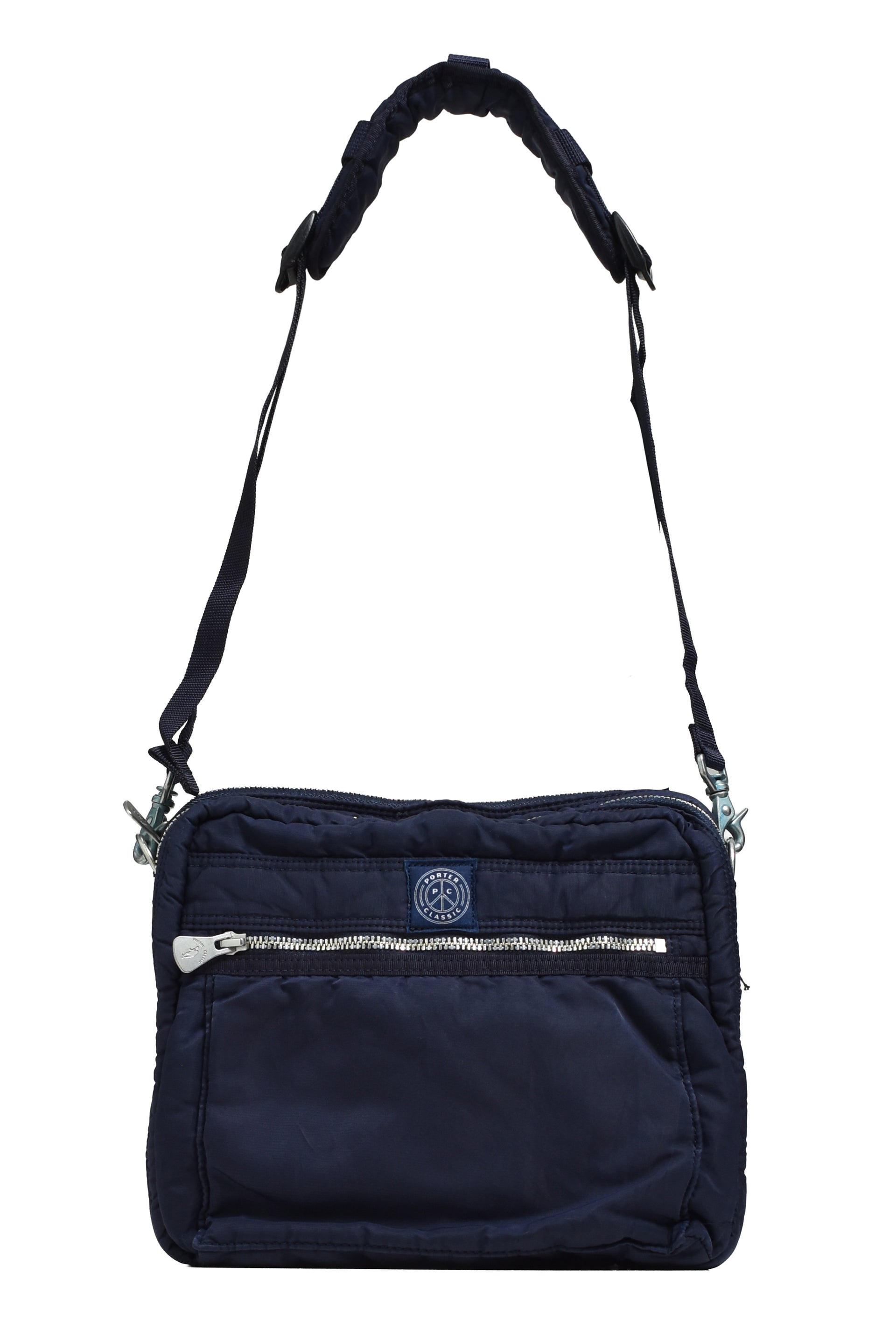 SUPER NYLON SIMPLE SHOULDER BAG / BLU