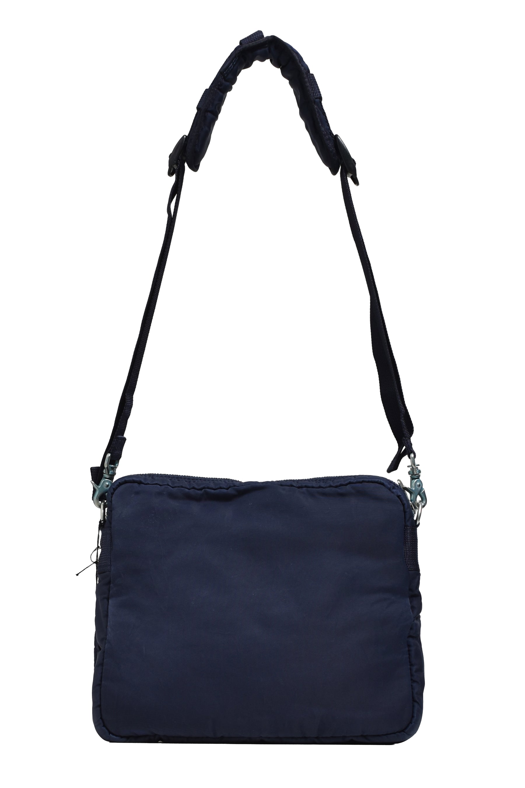 SUPER NYLON SIMPLE SHOULDER BAG / BLU