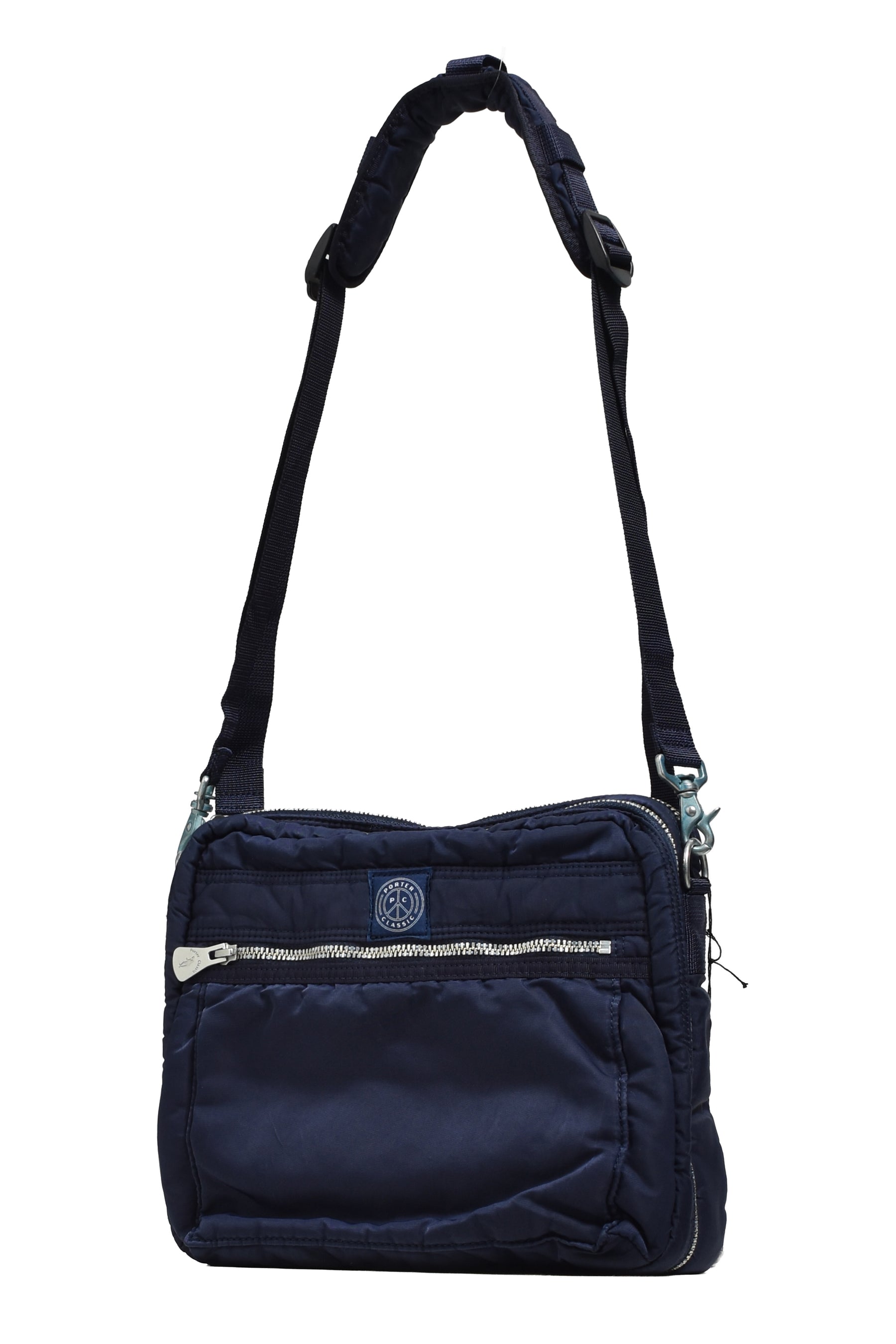 SUPER NYLON SIMPLE SHOULDER BAG / BLU
