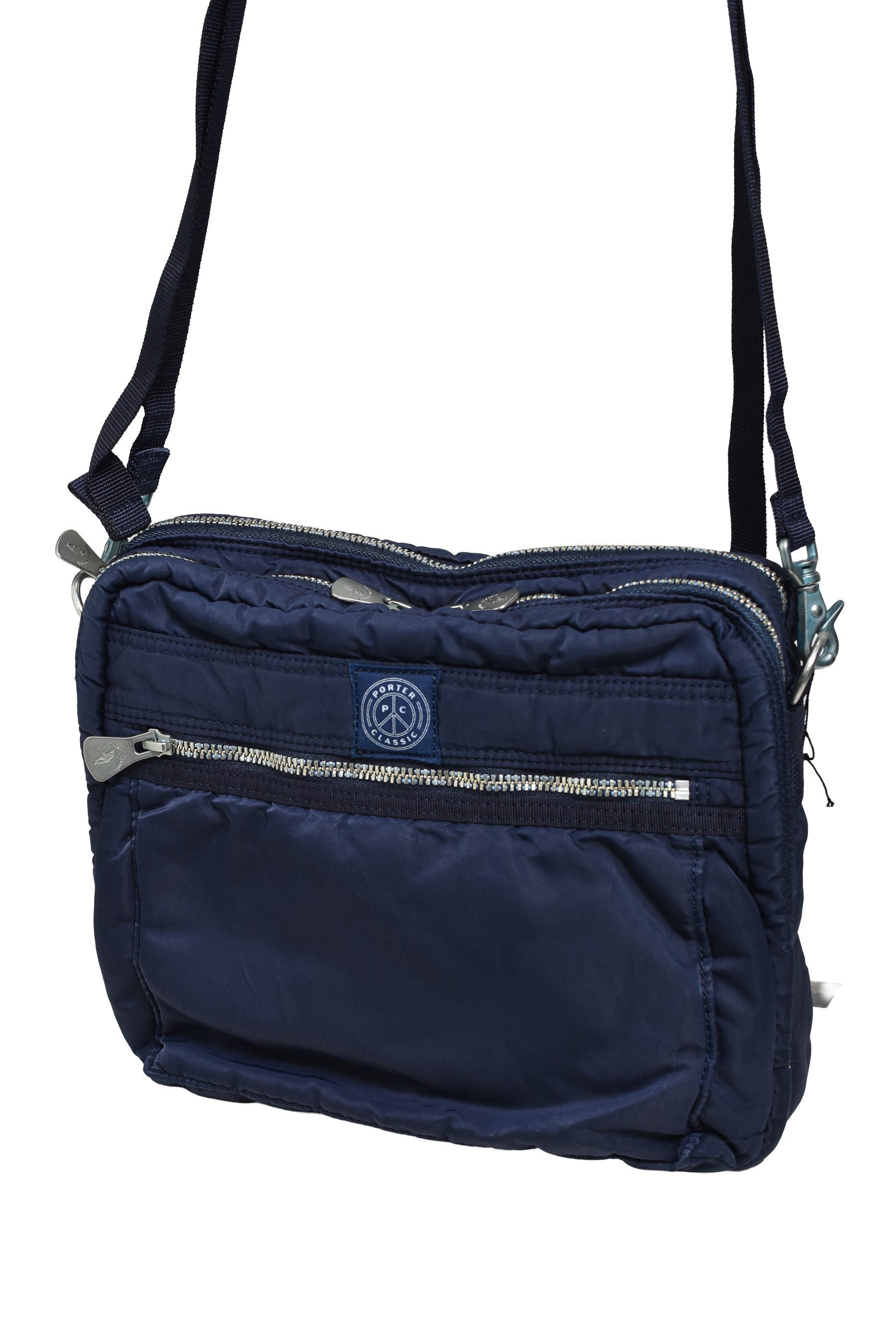 SUPER NYLON SIMPLE SHOULDER BAG / BLU