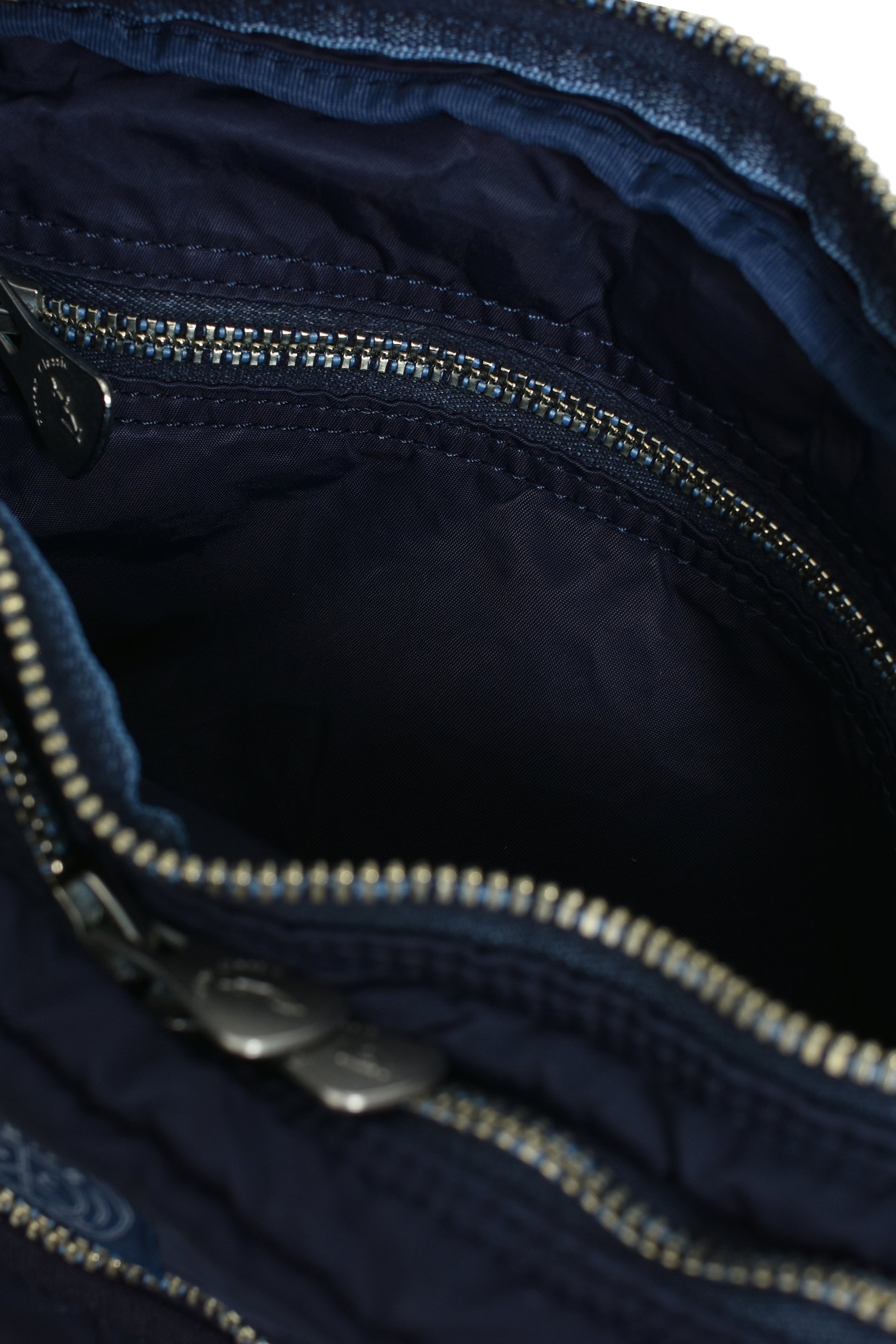 SUPER NYLON SIMPLE SHOULDER BAG / BLU