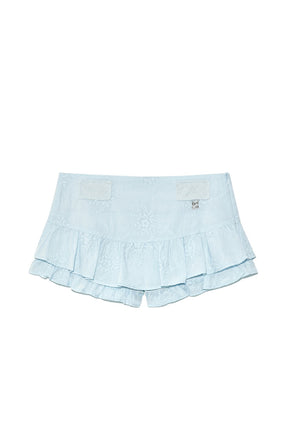 RODEO MICRO MINI SKIRT / BABY BLU