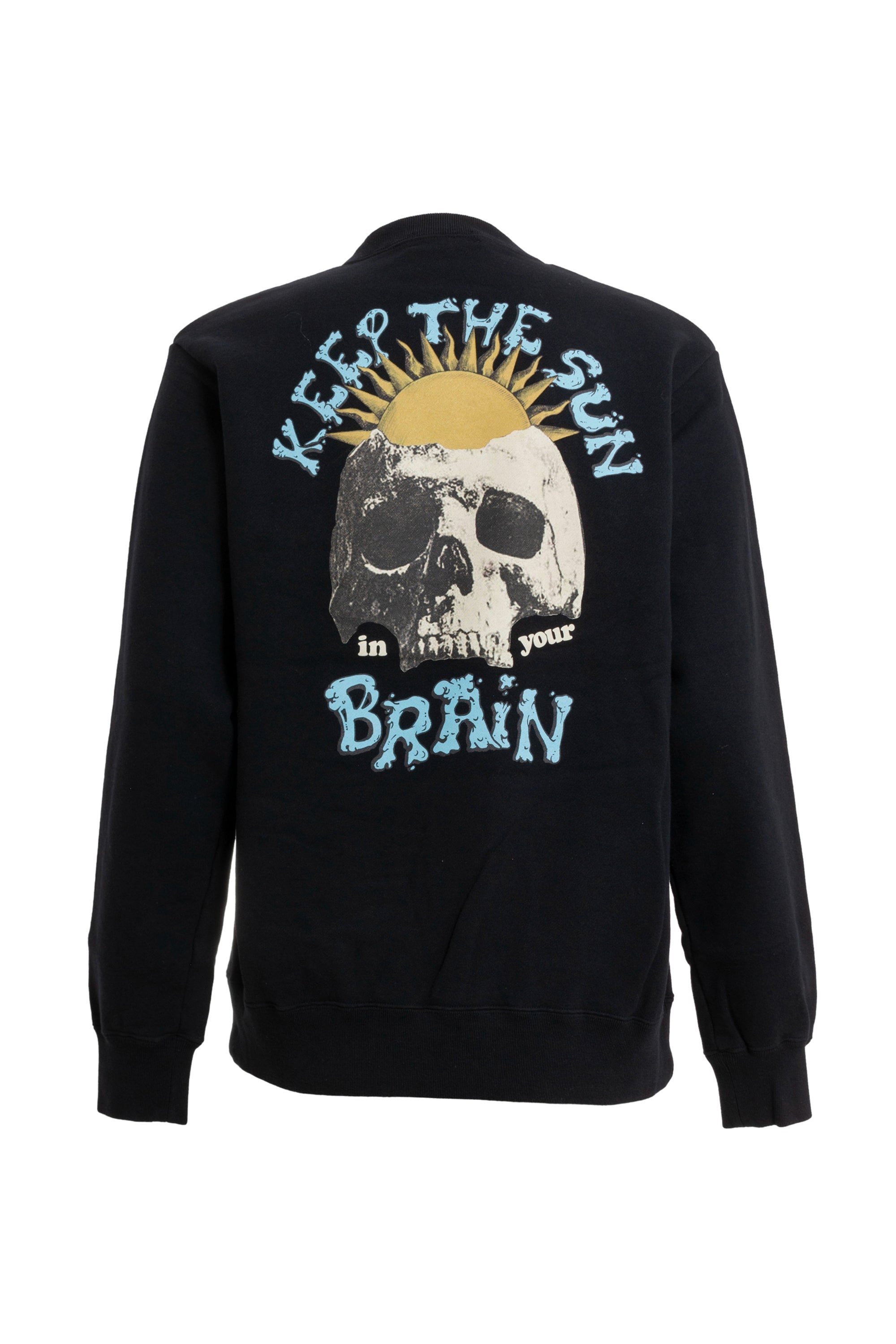 UNDERCOVER FW23 SWEAT KEEP THE SUN BRAIN / BLK -NUBIAN