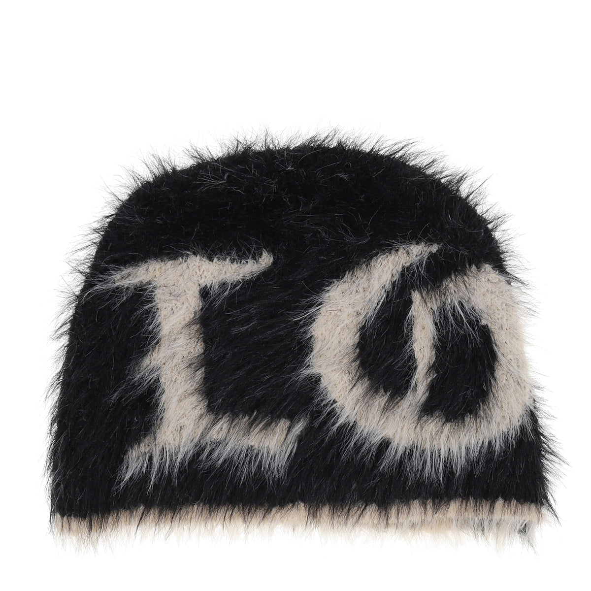 JUN/NAKAYAMA ジュンナカヤマ FW26 LOVE FUR BEANIE / BLK - NUBIAN