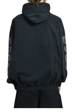 COF VENGEFUL SPIRIT OVERSIZED HOODIE / BLK