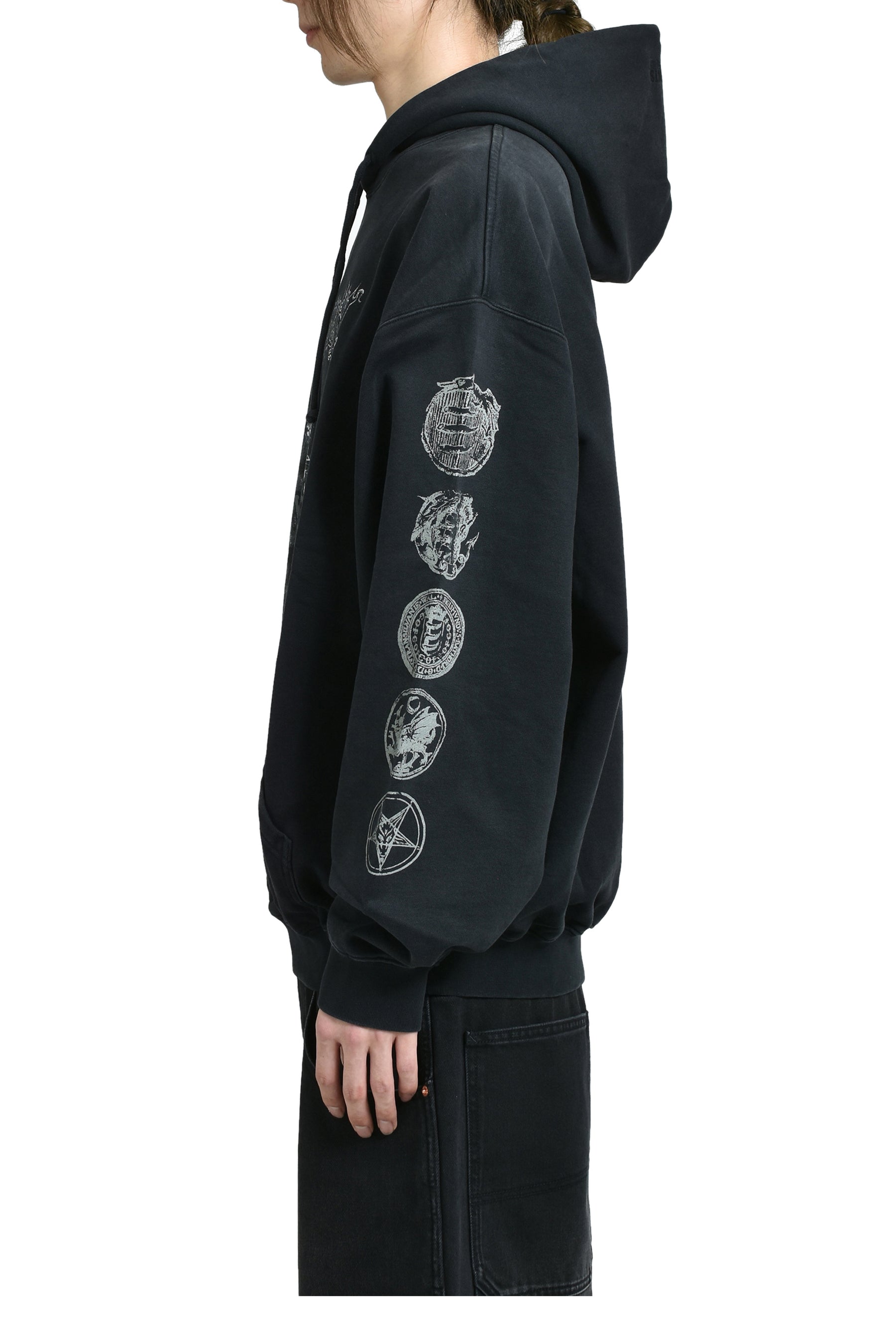 COF VENGEFUL SPIRIT OVERSIZED HOODIE / BLK