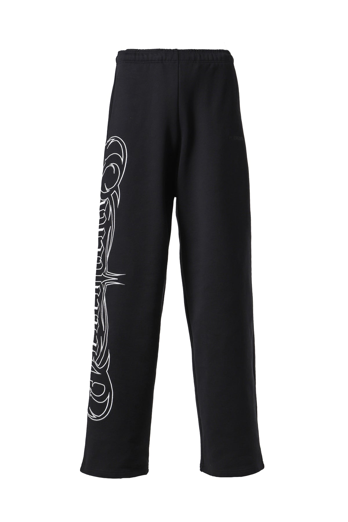 METAL EMBROIDERED SWEATPANTS / BLK