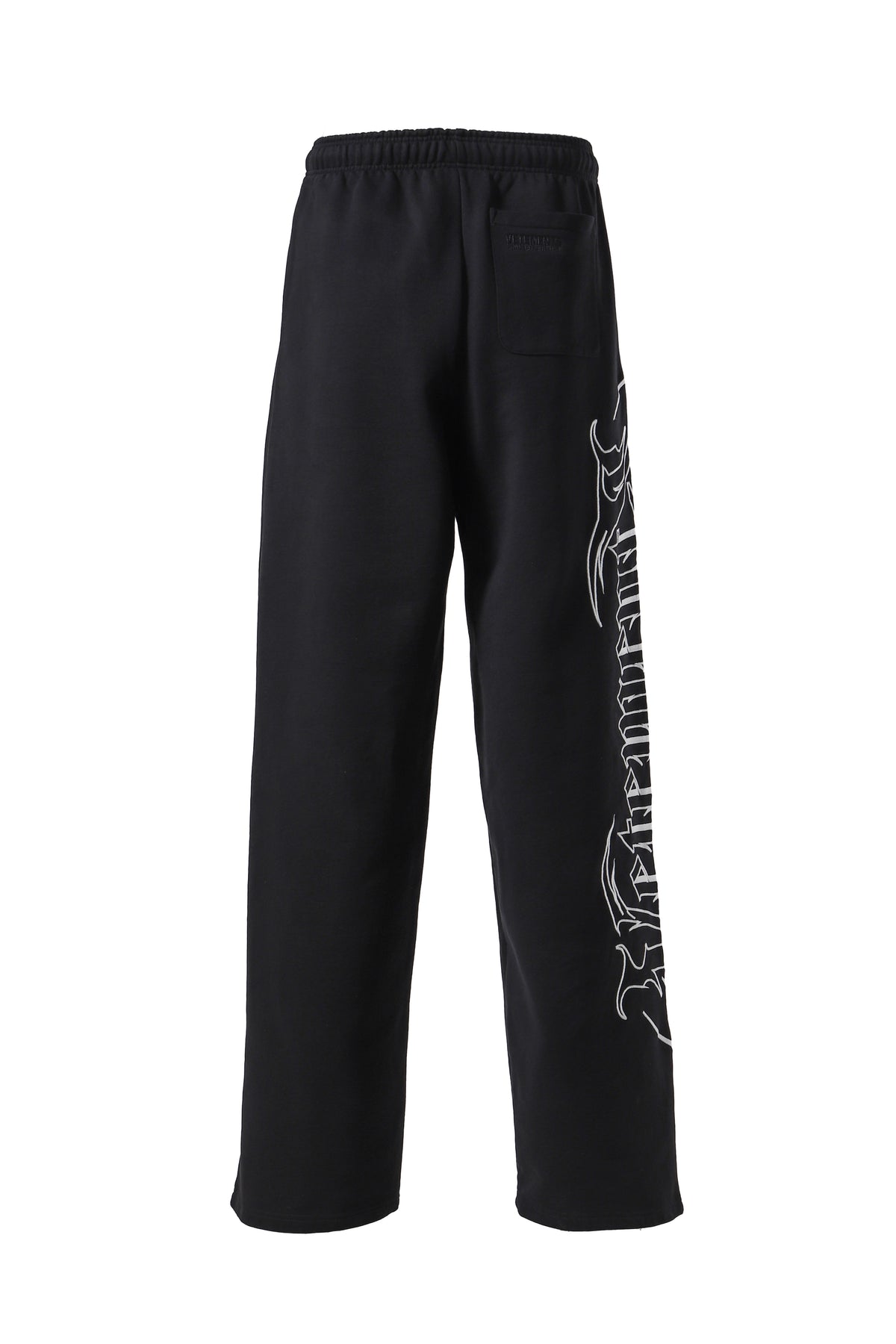 METAL EMBROIDERED SWEATPANTS / BLK