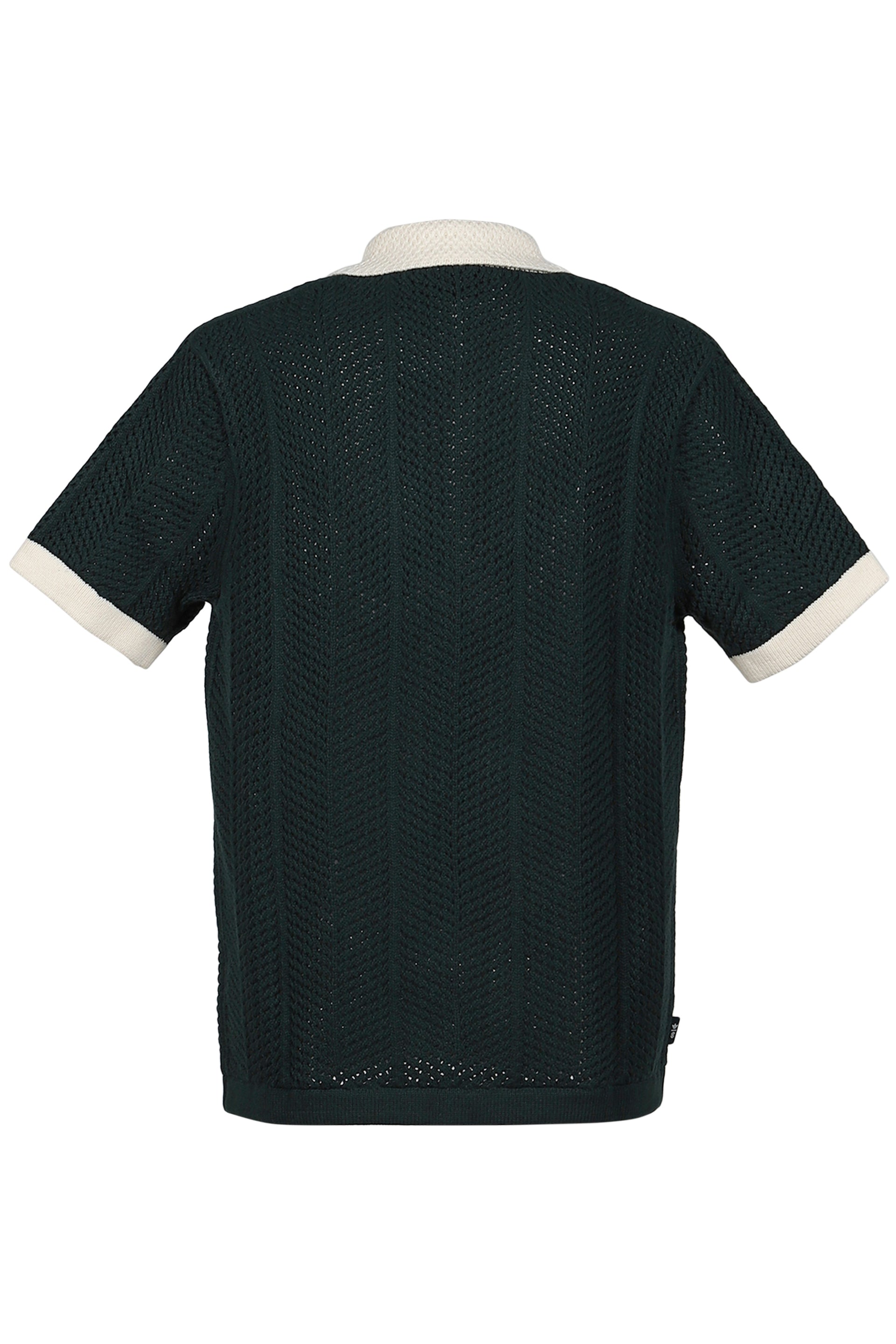 KNIT POLO / GRN NIGHT