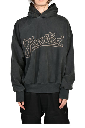 "FEAR OF GOD" CLASSIC FIT HOODIE / BLK