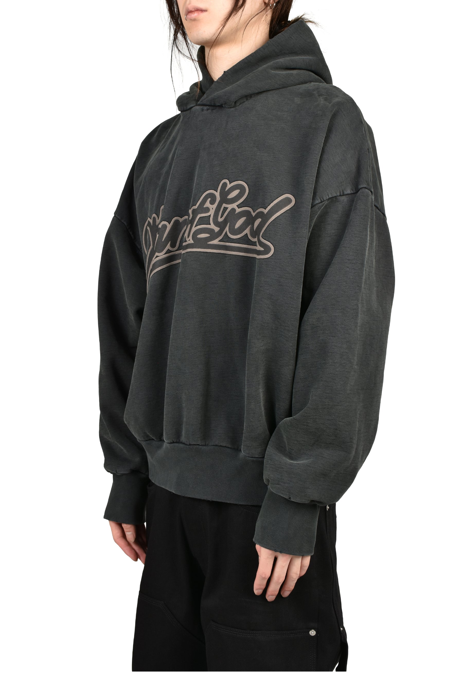 "FEAR OF GOD" CLASSIC FIT HOODIE / BLK