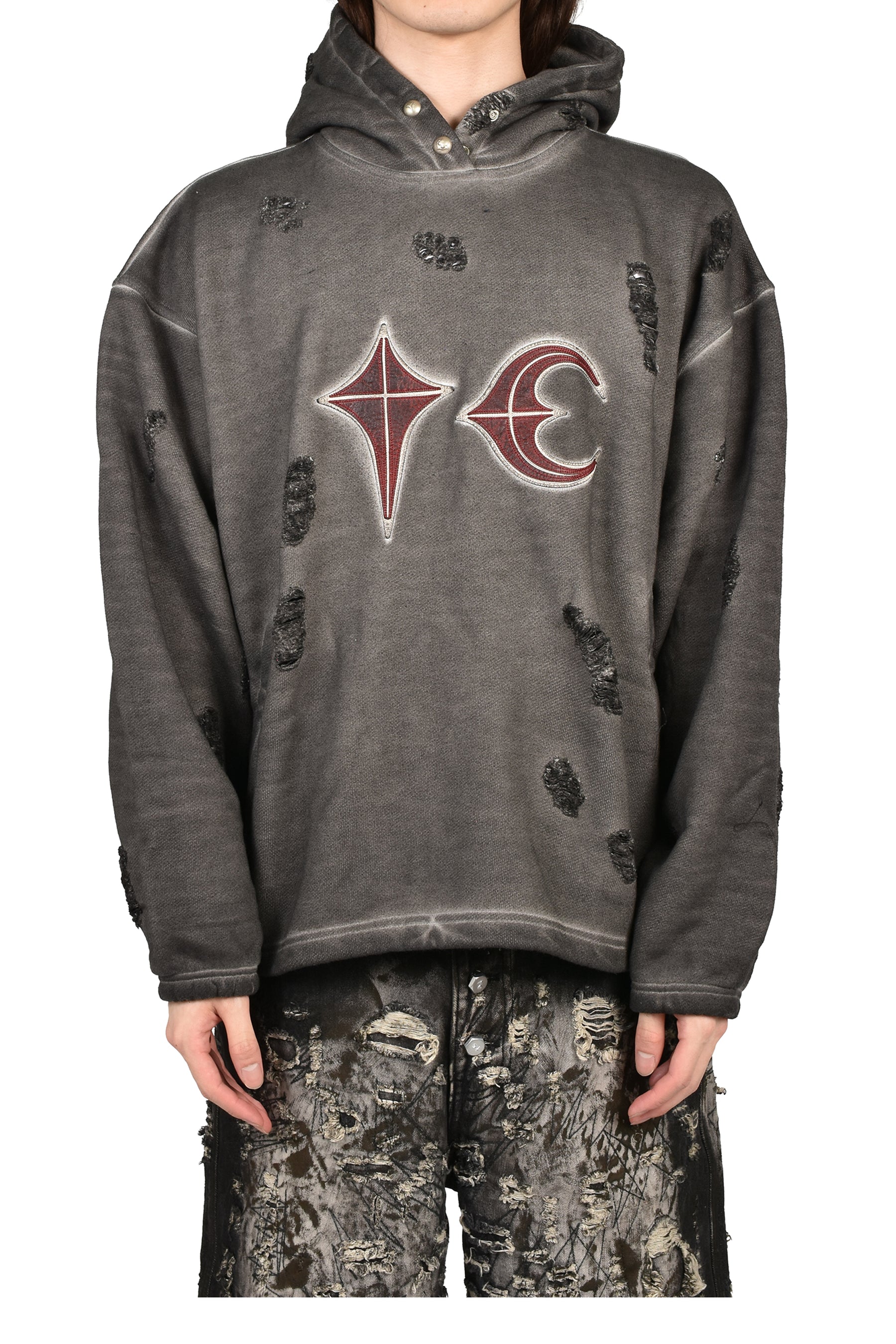 Thug Club サグクラブ SS26 ROCK HOODIE / CHA - NUBIAN ヌビアン