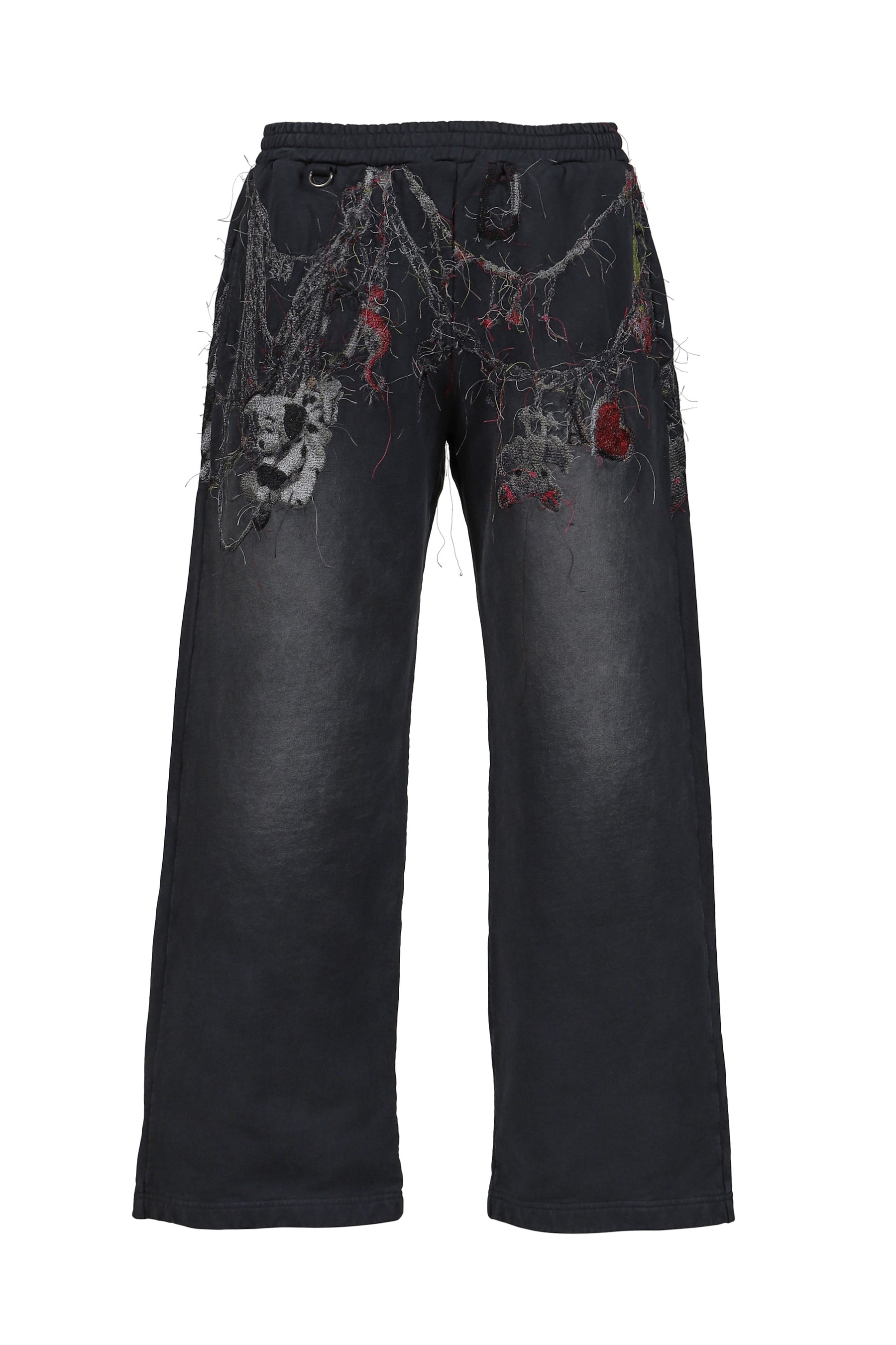 EMBROIDERED CHAIN SWEATPANTS / GRY