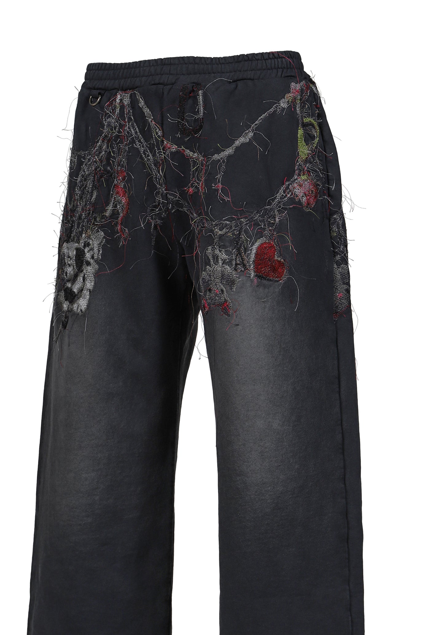 EMBROIDERED CHAIN SWEATPANTS / GRY