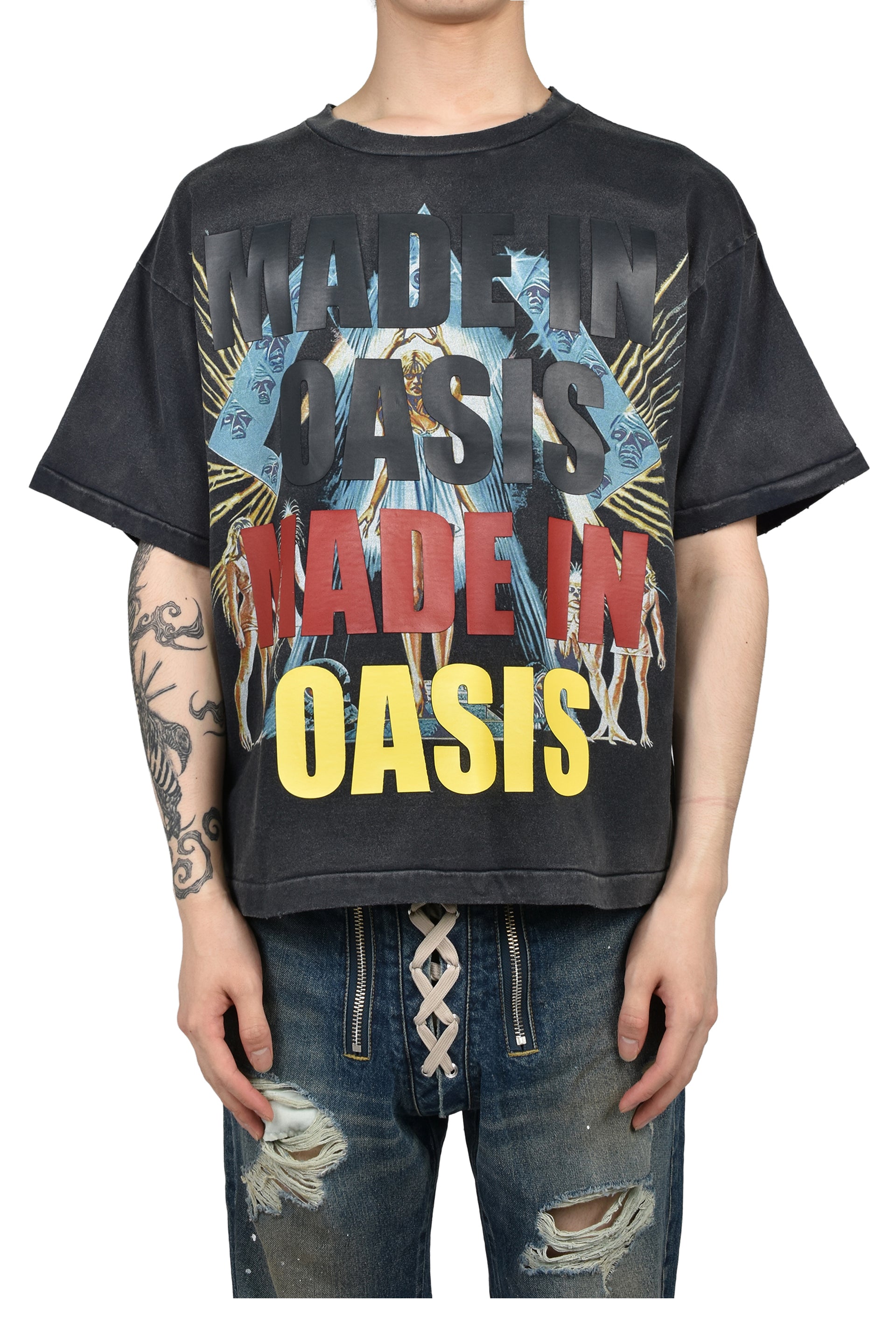 OASIS T-SHIRTS / BLK