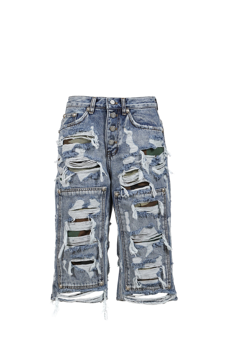 パンツ Watson Boss Up NUBIAN パンツ Watson Boss Up NUBIAN ApexShorts_MidThigh_Blue_MainI