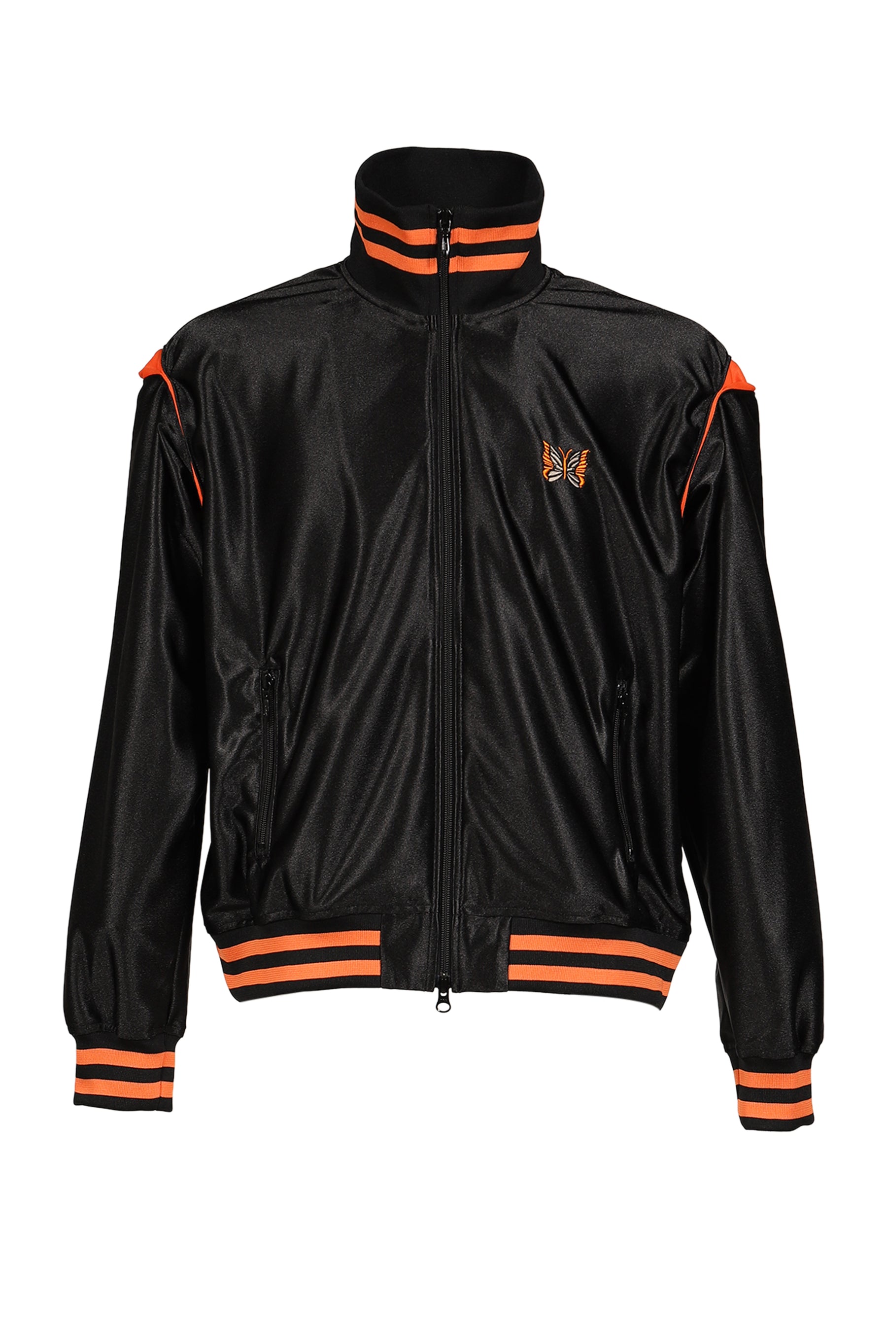 Needles ニードルズ SS26 TRACK JACKET - TRICOT SATEEN / BLK