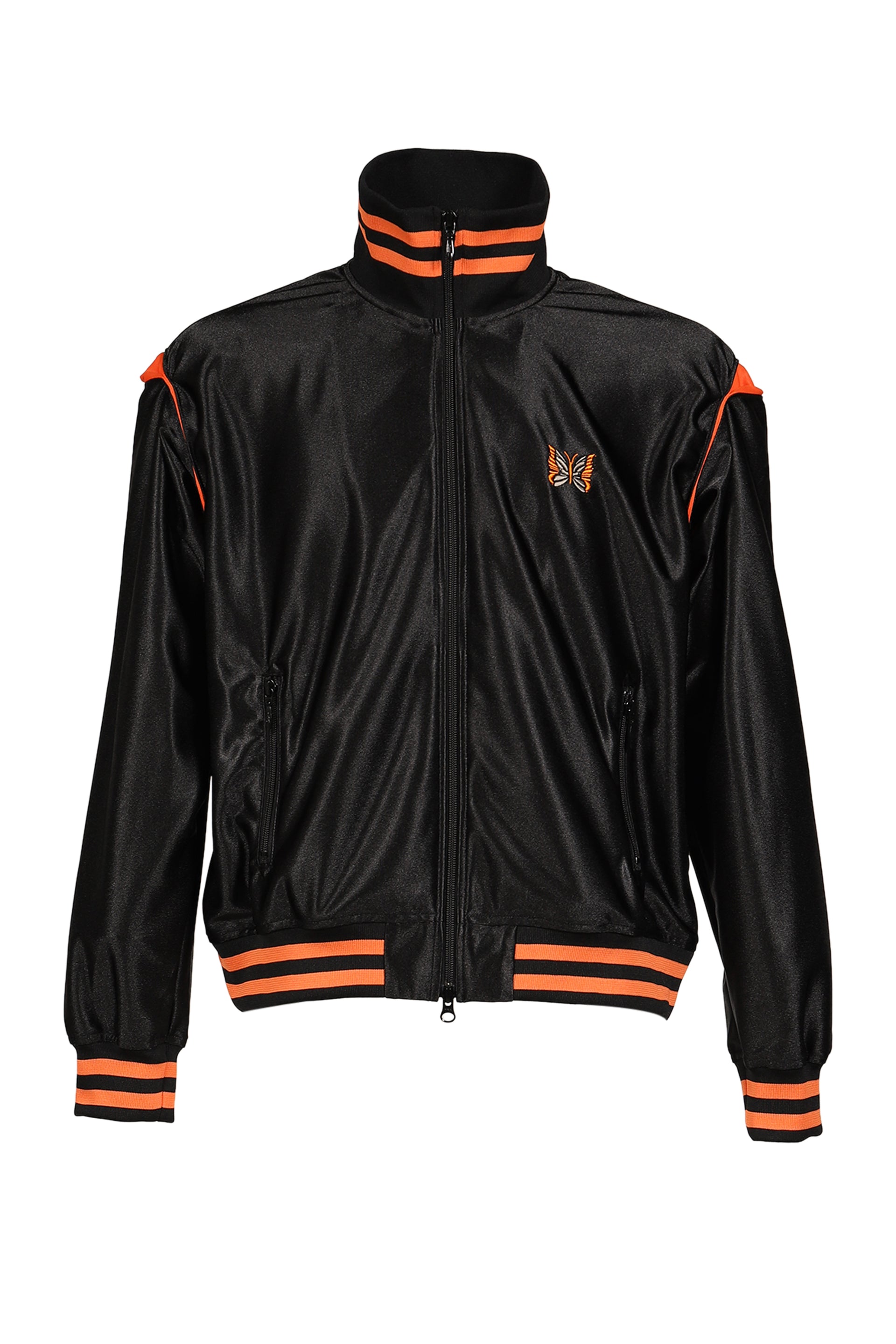 TRACK JACKET - TRICOT SATEEN / BLK