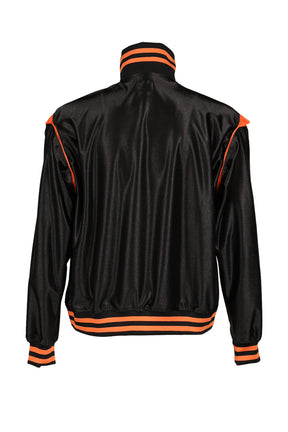 TRACK JACKET - TRICOT SATEEN / BLK