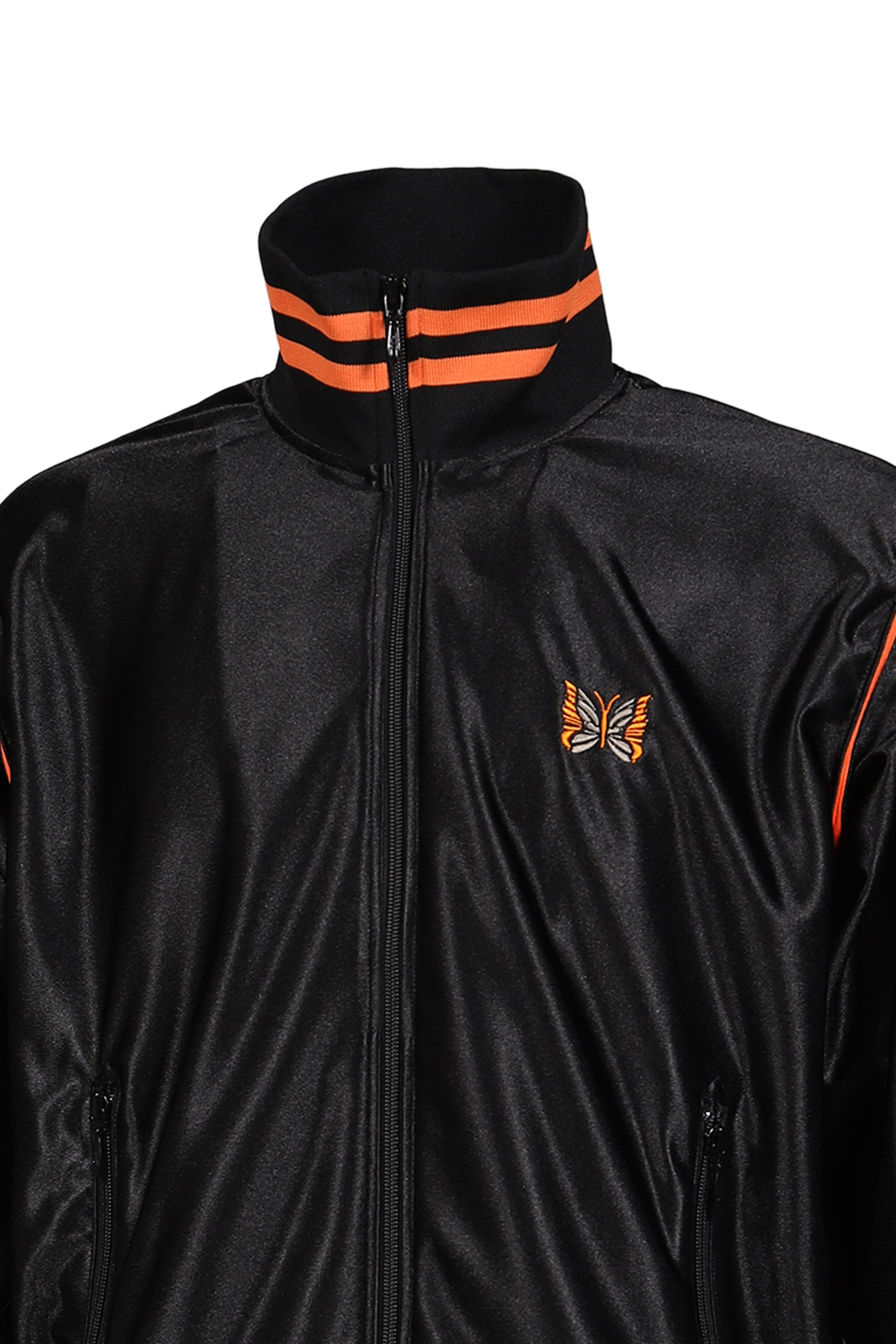TRACK JACKET - TRICOT SATEEN / BLK
