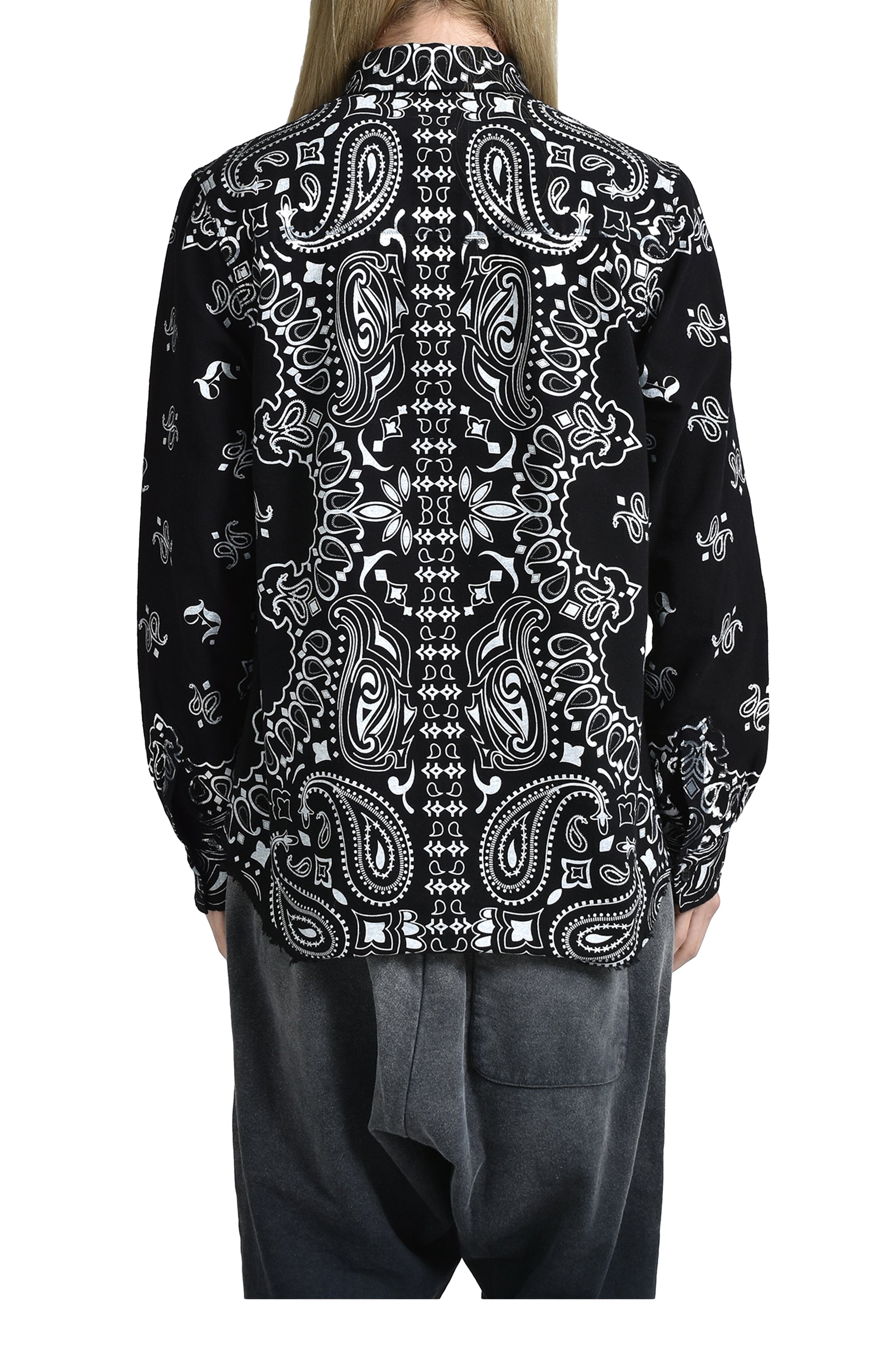 JUN/NAKAYAMA PAISLEY SHIRTS / BLK