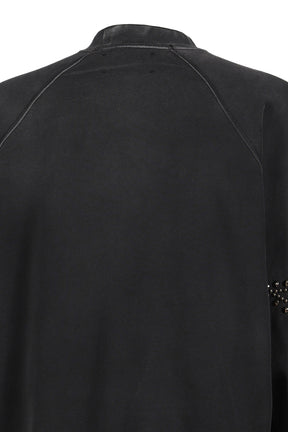 STAR STUDDED CREWNECK / BLACK 