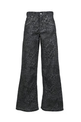 OVERDYED LEOPARD JEAN / BLACK