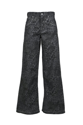 OVERDYED LEOPARD JEAN / BLACK