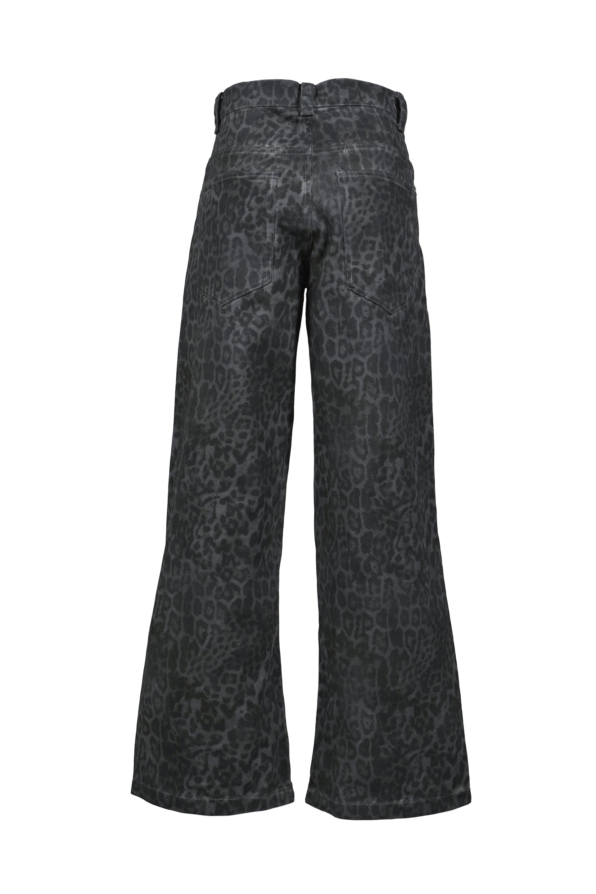 OVERDYED LEOPARD JEAN / BLK