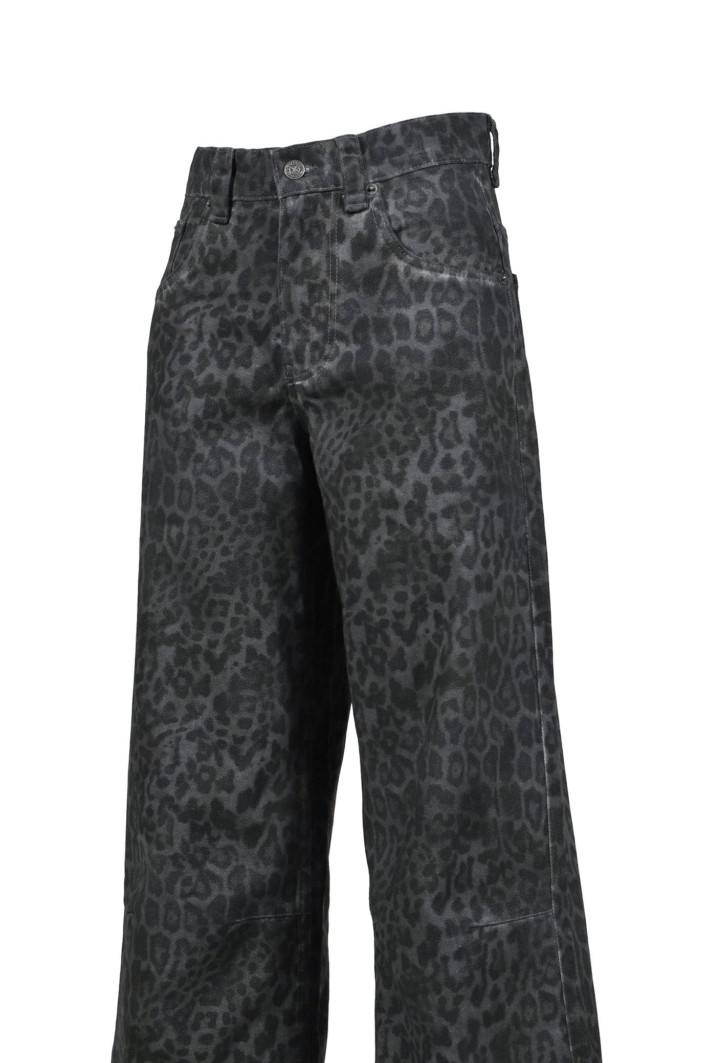 OVERDYED LEOPARD JEAN / BLACK