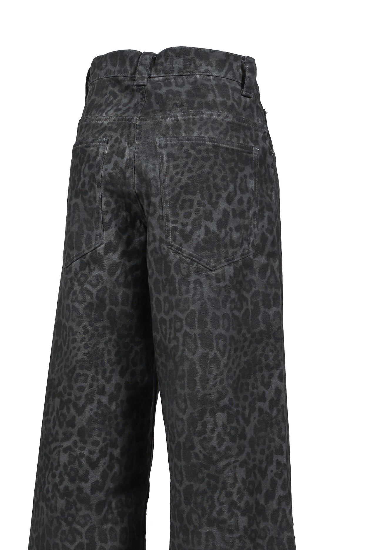 OVERDYED LEOPARD JEAN / BLACK