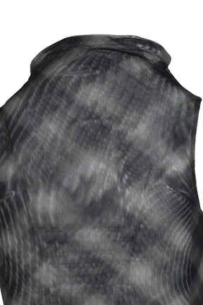 HALF NECK MINI DRESS / CHECK