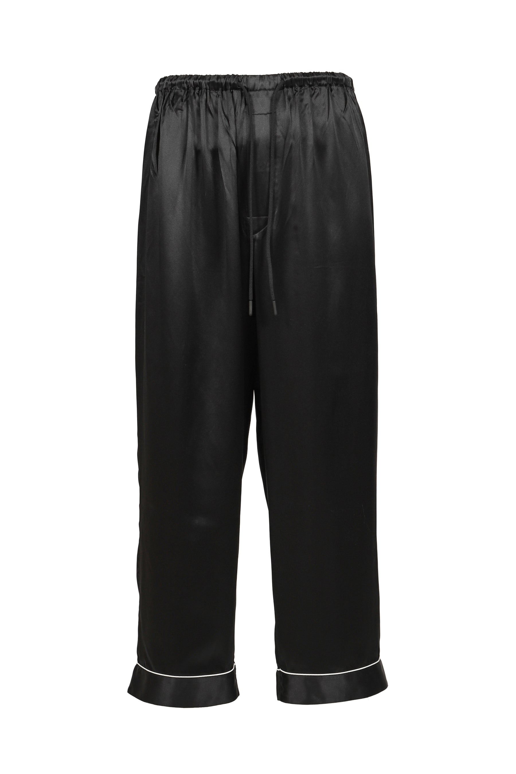 SILK PJ (LOUNGE COLLECTION) / BLK