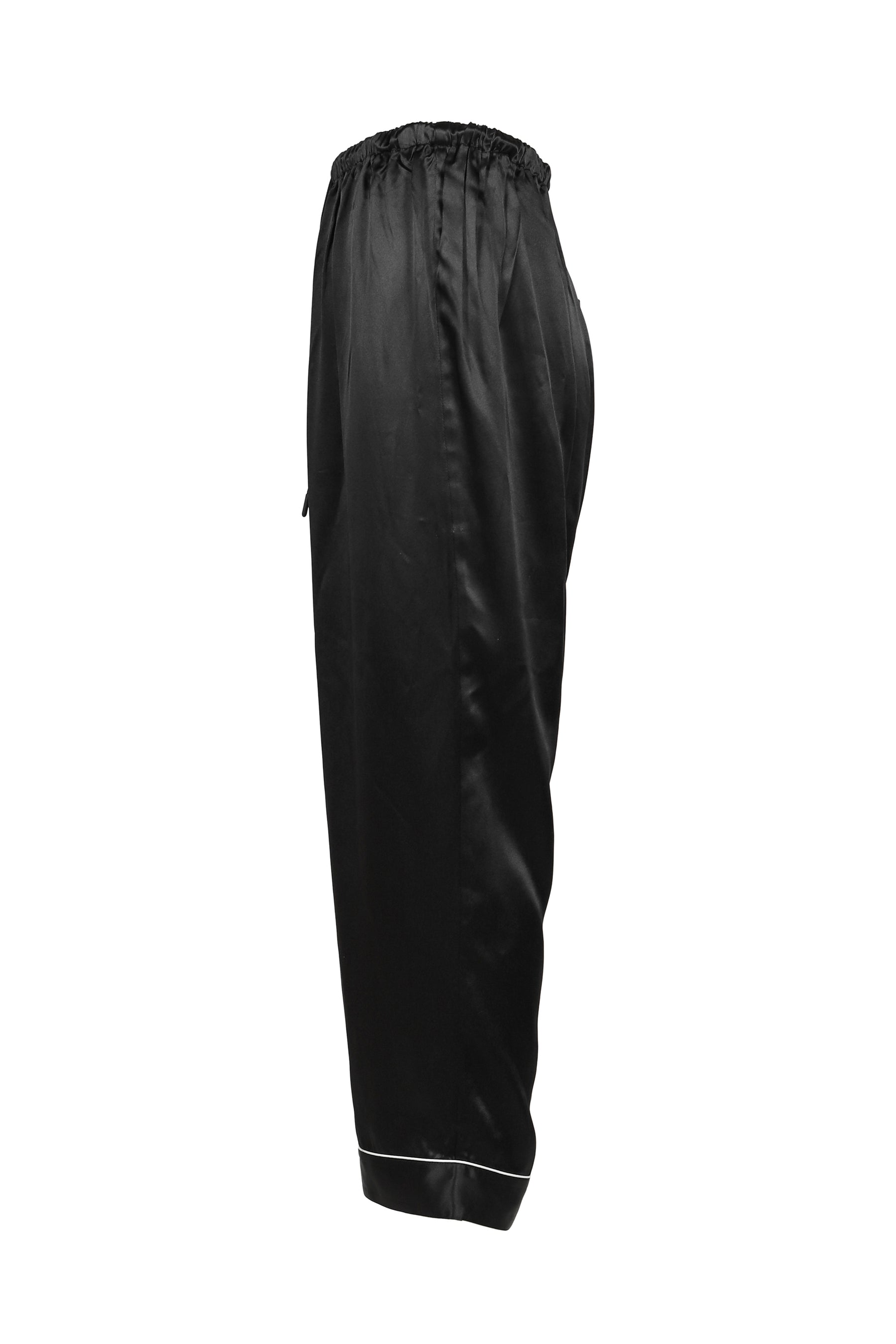 SILK PJ (LOUNGE COLLECTION) / BLK