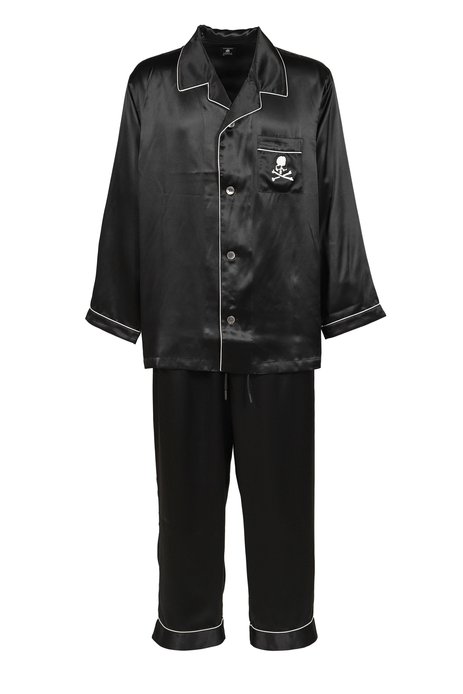 SILK PJ (LOUNGE COLLECTION) / BLK