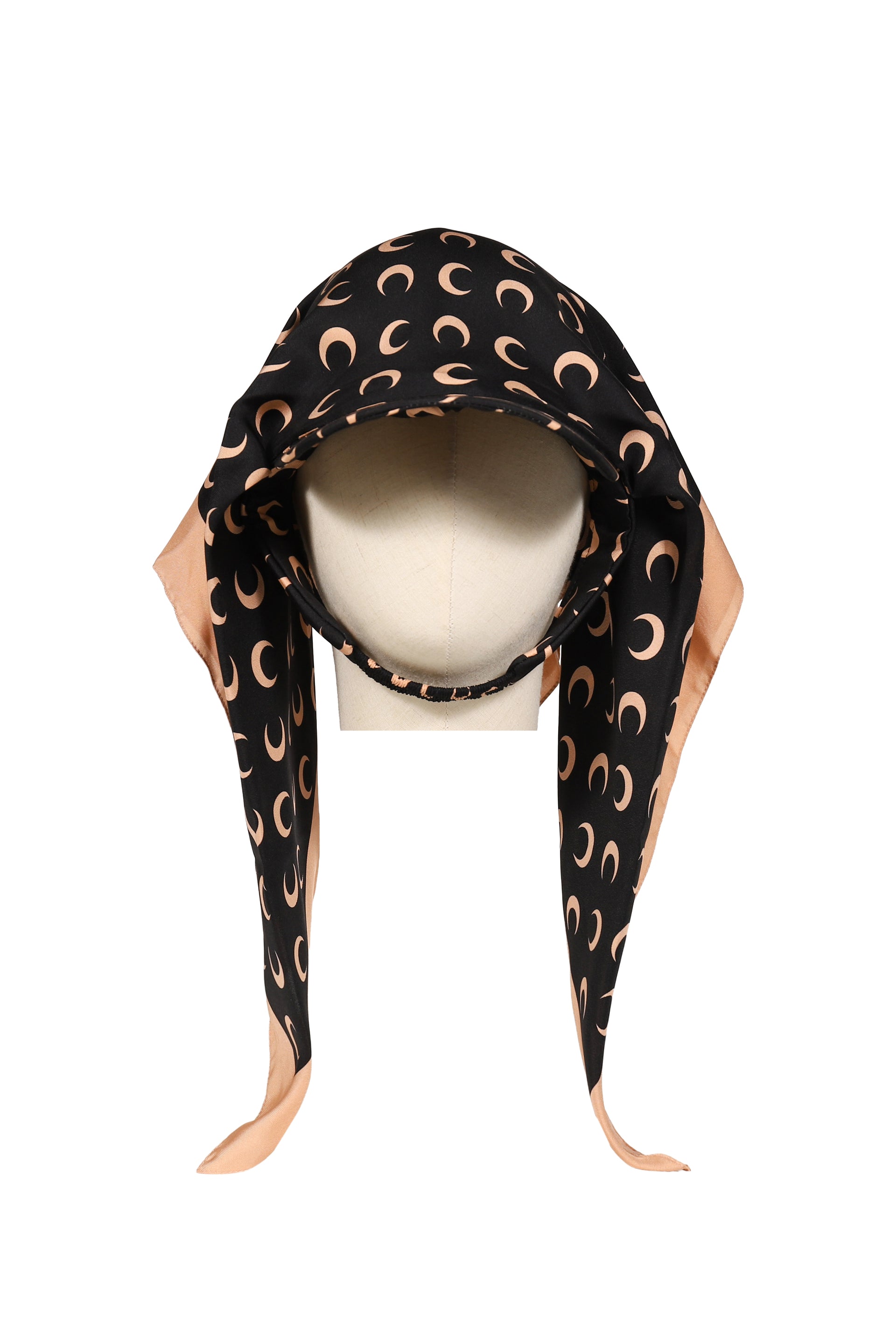 MOON SILK VEILED CAP / INVERSE TAN