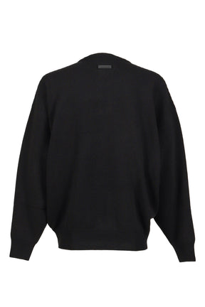 HENLEY SWEATER / BLK