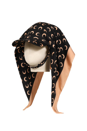 MOON SILK VEILED CAP / INVERSE TAN