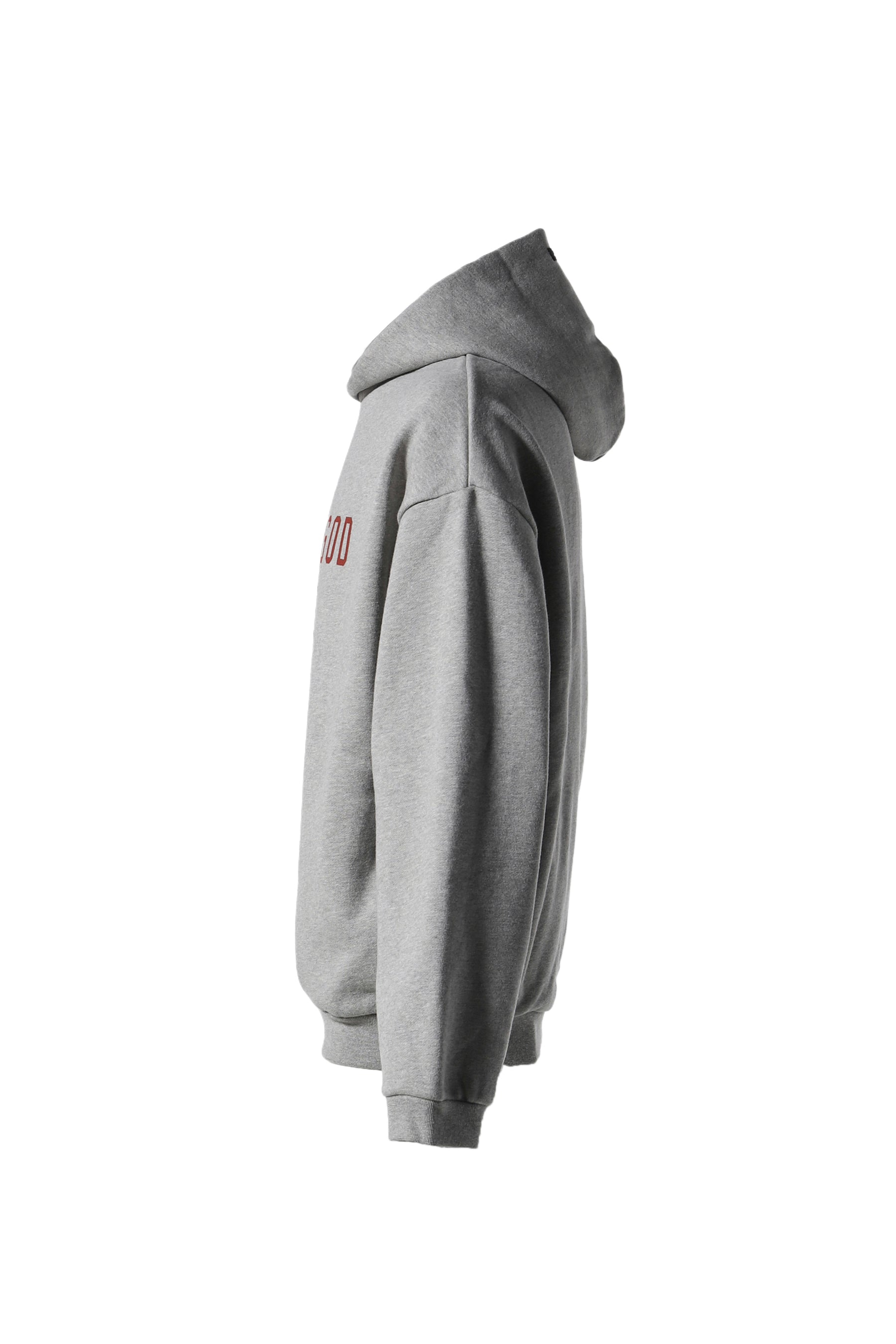 FLEECE HOODIE / D.HEATHER