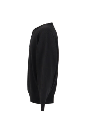 HENLEY SWEATER / BLK