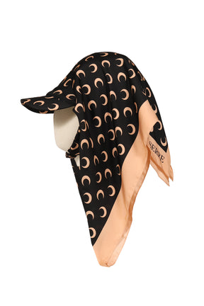 MOON SILK VEILED CAP / INVERSE TAN