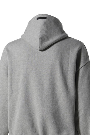 FLEECE HOODIE / D.HEATHER