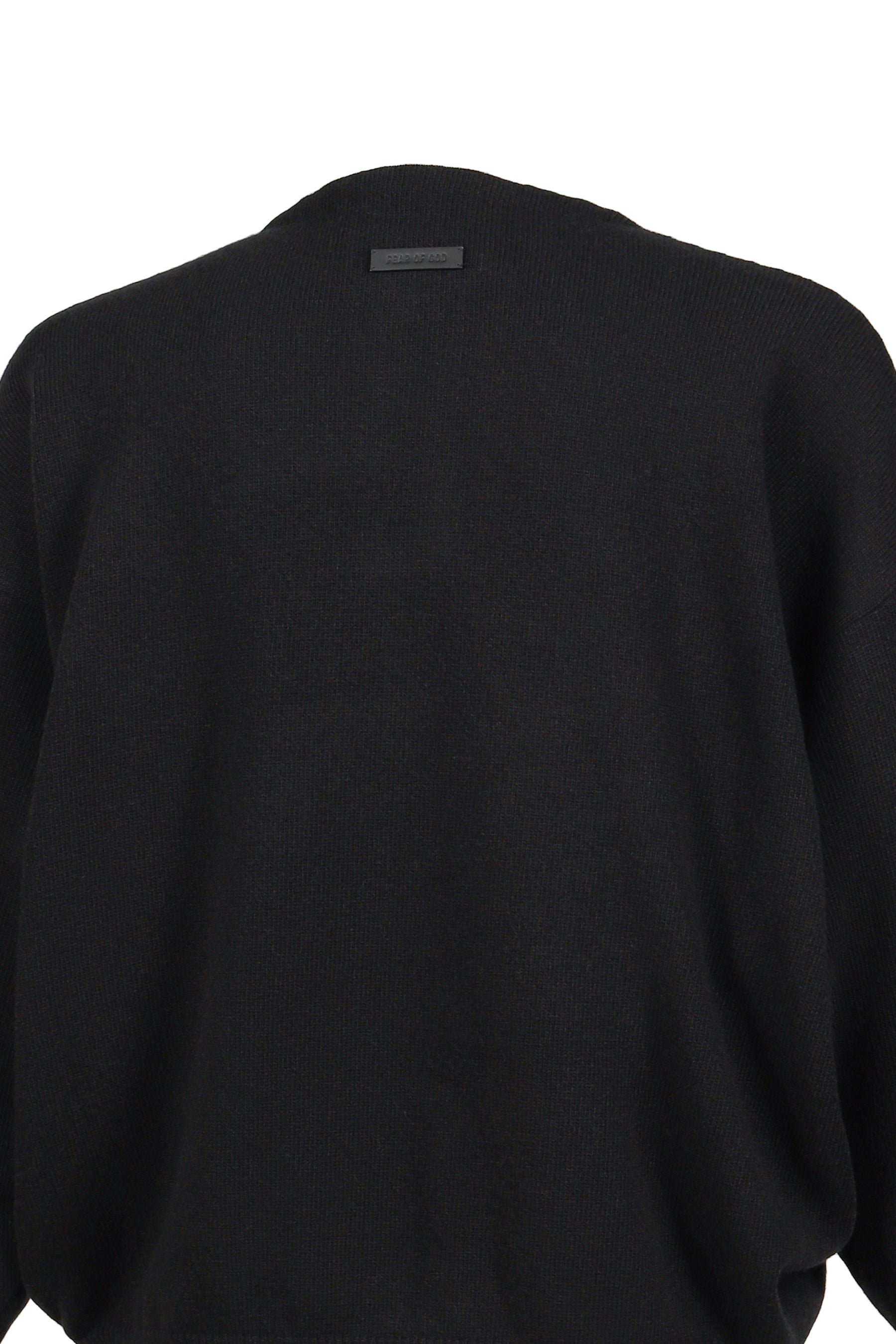 HENLEY SWEATER / BLK