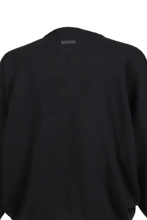 HENLEY SWEATER / BLK