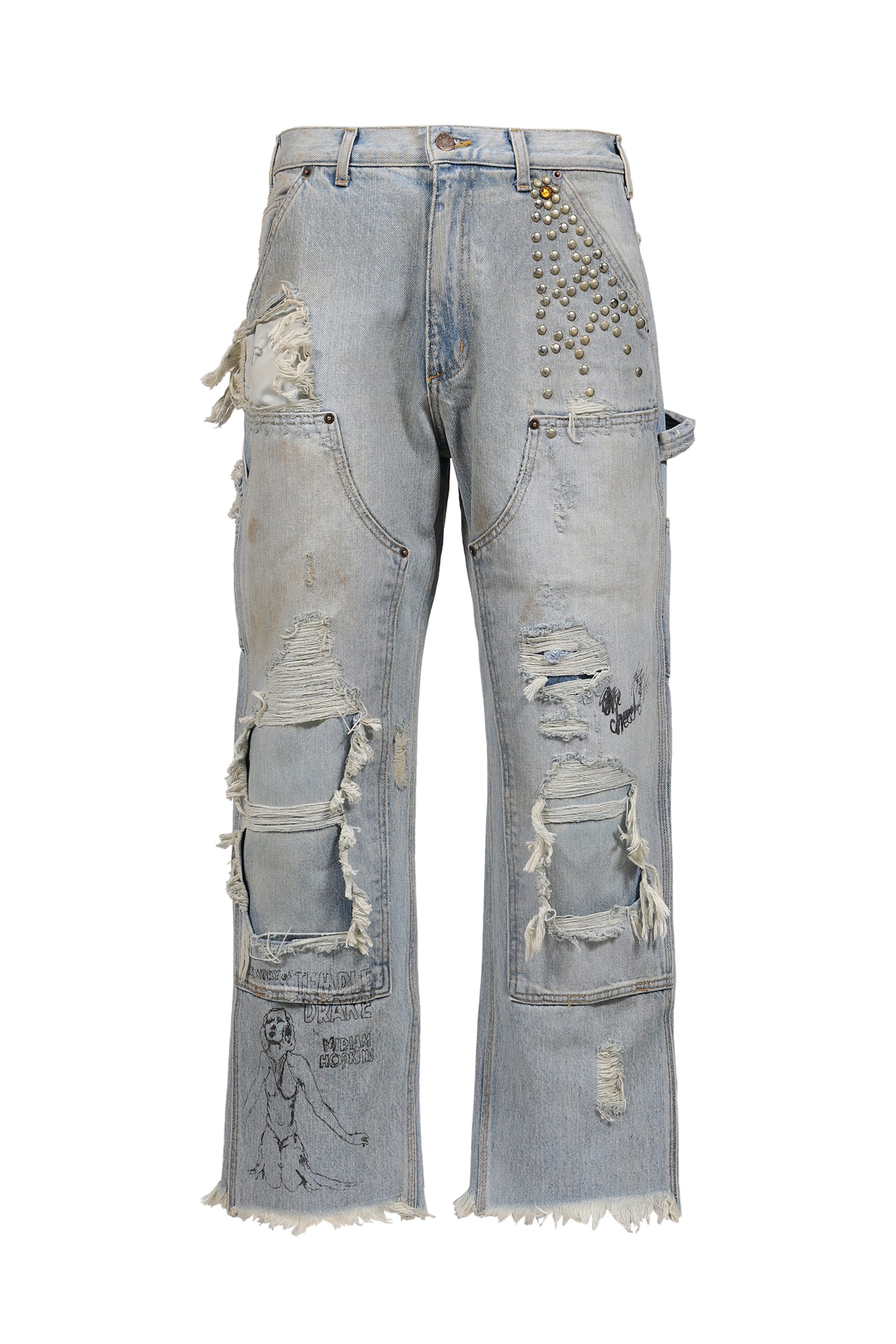 BUSTED DBL KNEE JEAN / IND